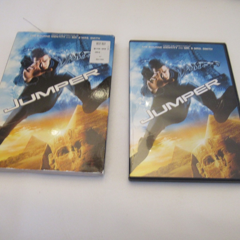 Jumper DVD 2008 Sci-Fi Action Hayden Christensen Samuel L Jackson Widescreen Sli